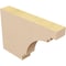Ekena Millwork 2in. W x 8in. H x 12in. L Pescadero Woodgrain TimberThane Rafter Tail, Primed Tan RFTUR02X08X12PECRCPR - alternate 2